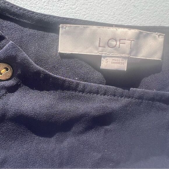 LOFT Midnight Blue Top - Picture 3 of 4